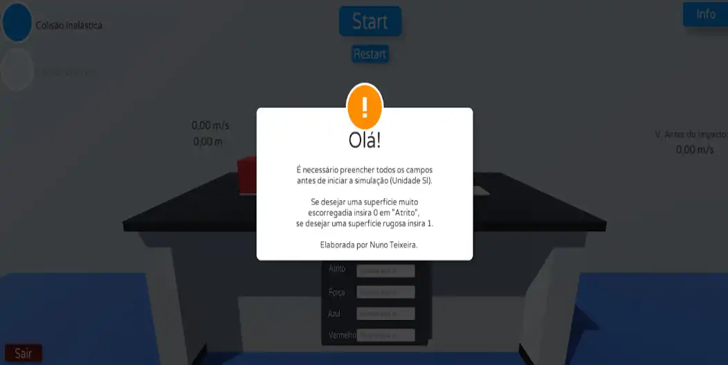 Play Simulador Colisões as an online game Simulador Colisões with UptoPlay