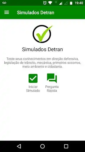 Play Simulados Detran - CNH  and enjoy Simulados Detran - CNH with UptoPlay