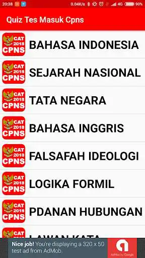 Play Simulasi CAT CPNS 2019 Terlengkap  and enjoy Simulasi CAT CPNS 2019 Terlengkap with UptoPlay