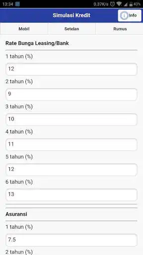 Play APK Simulasi Kredit Mobil  and enjoy Simulasi Kredit Mobil with UptoPlay widiru.studio.paidapp