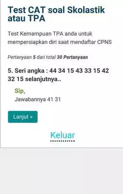 Play Simulasi Soal TES CAT CPNS