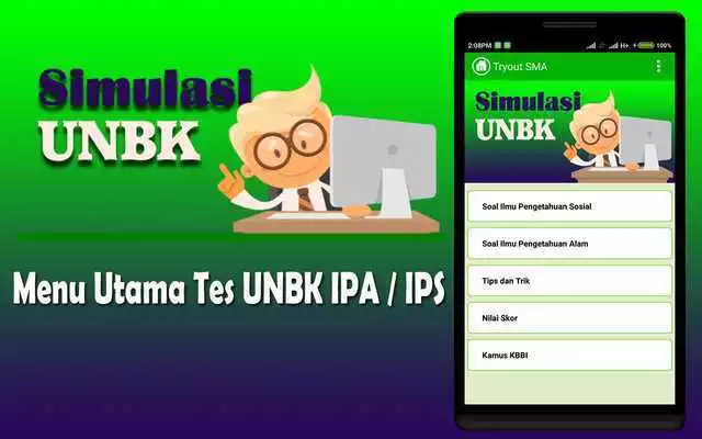 Play Simulasi Tes UNBK SMA/MA 2018