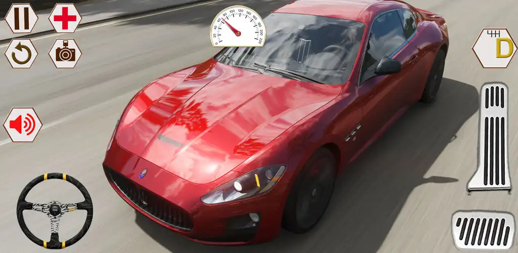 Play Simulator Maserati GranTurismo as an online game Simulator Maserati GranTurismo with UptoPlay