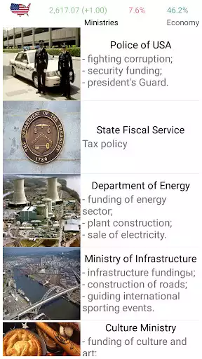 Play Simulator of USA