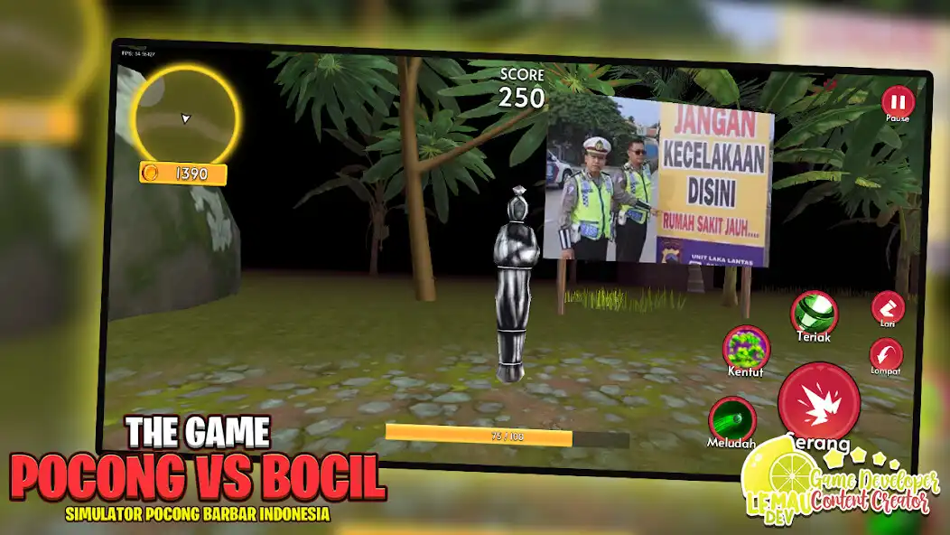 Play Simulator Pocong vs Bocil 3D  and enjoy Simulator Pocong vs Bocil 3D with UptoPlay