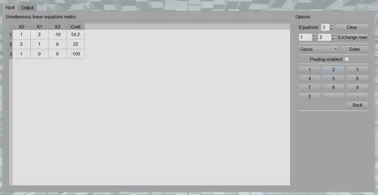 Play Simultaneous equations solver Play Simultaneous equations solver