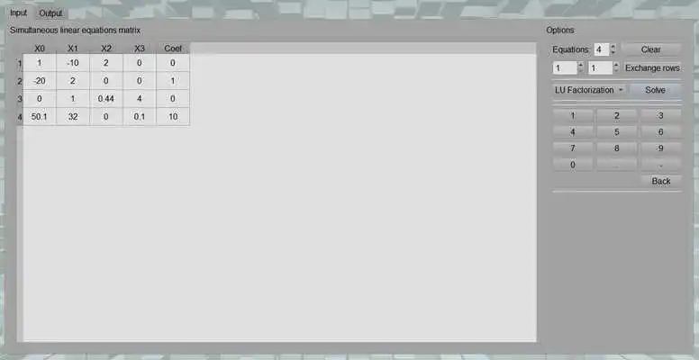 Play Simultaneous equations solver Play Simultaneous equations solver