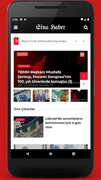 Play Sina Haber - Son Dakika Haberl  and enjoy Sina Haber - Son Dakika Haberl with UptoPlay