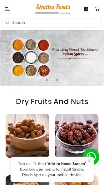 Play Sindhu Foods as an online game Sindhu Foods with UptoPlay