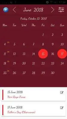 Play Singapore Calendar with Holidays