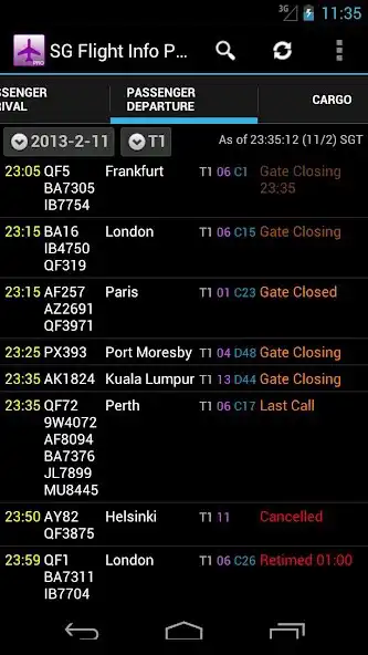 Play Singapore Flight Info Pro as an online game Singapore Flight Info Pro with UptoPlay