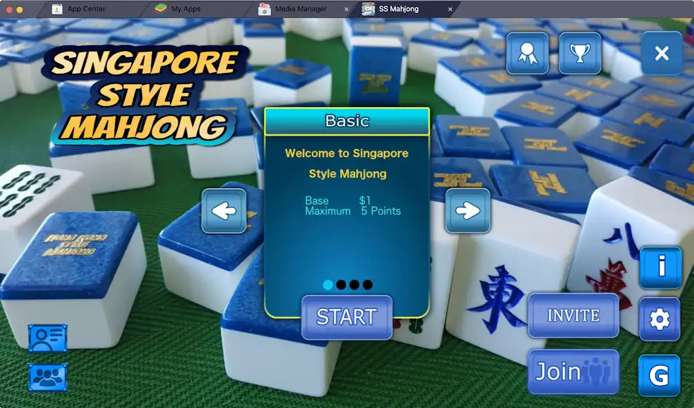 Play Singapore Style Mahjong as an online game Singapore Style Mahjong with UptoPlay