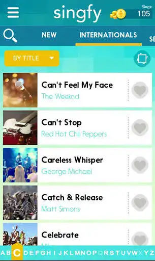 Play APK Singfy Karaoke  and enjoy Singfy Karaoke with UptoPlay com.virgoplay.singfy