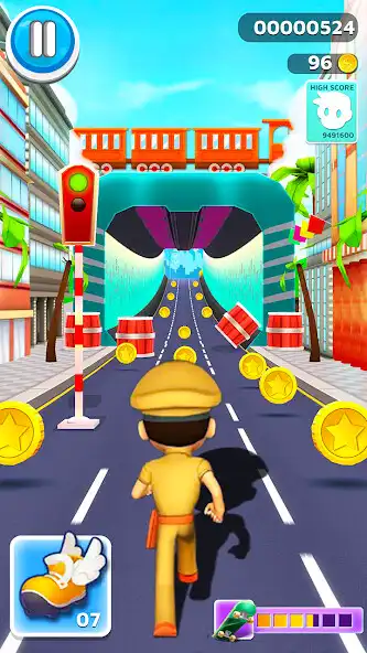 Play Singham Little Chota Runner as an online game Singham Little Chota Runner with UptoPlay