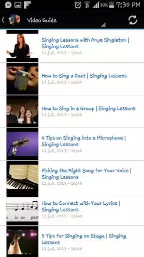 Play Singing Lessons