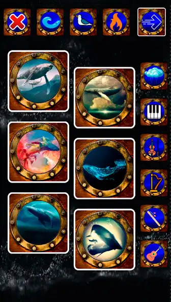 Play Singing whales 52 hertz as an online game Singing whales 52 hertz with UptoPlay