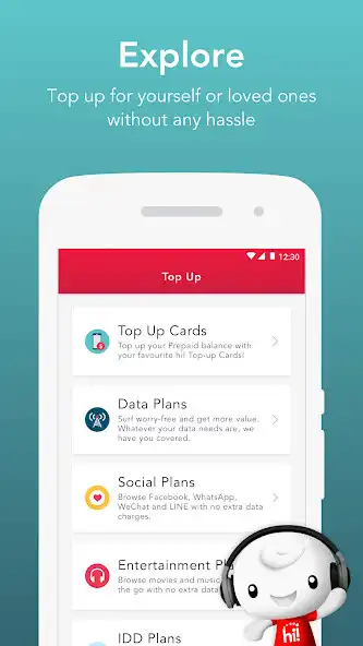 Play Singtel Prepaid hi!App as an online game Singtel Prepaid hi!App with UptoPlay