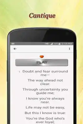 Play Sing to Jehovah