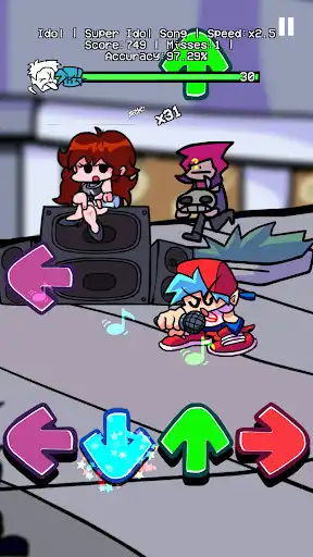 Play Sing With Super Idol - FNF mod as an online game Sing With Super Idol - FNF mod with UptoPlay