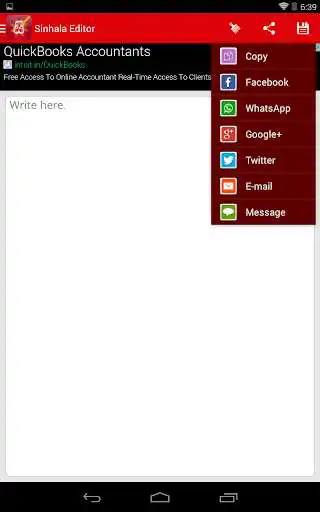 Play APK Sinhala Editor Sinhalese Pride  and enjoy Sinhala Editor Sinhalese Pride with UptoPlay nichetech.sinhala.editor