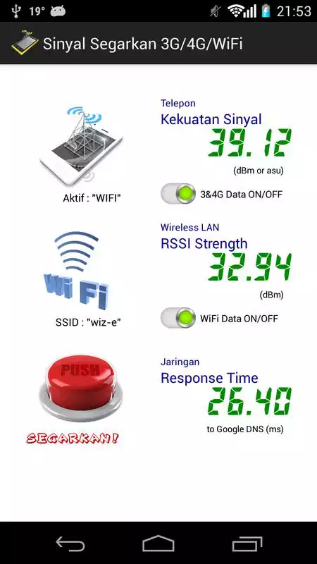 Play Sinyal Segarkan 3G/4G/LTE/WiFi
