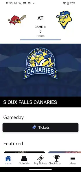 Play Sioux Falls Canaries Game Day as an online game Sioux Falls Canaries Game Day with UptoPlay