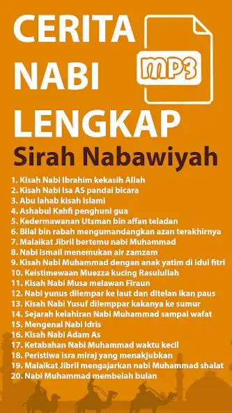 Play Sirah Nabawiyah Cerita Nabi as an online game Sirah Nabawiyah Cerita Nabi with UptoPlay