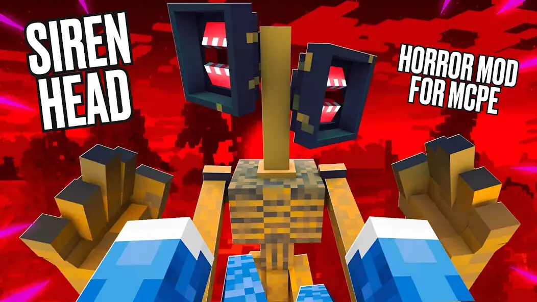 Play Siren Head Horror Mod for MCPE  and enjoy Siren Head Horror Mod for MCPE with UptoPlay