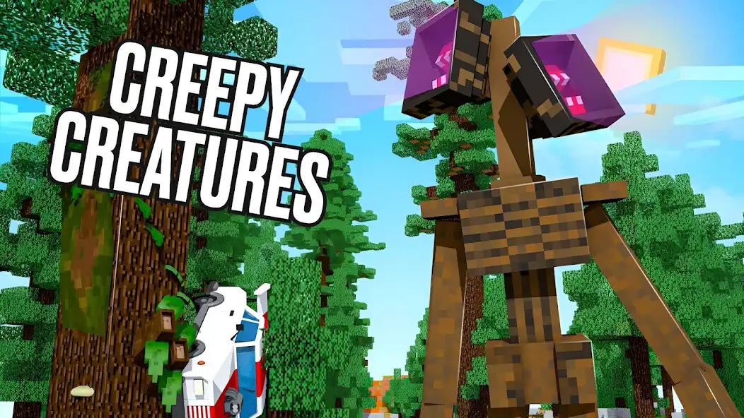 Play Siren Head Horror Mod for MCPE as an online game Siren Head Horror Mod for MCPE with UptoPlay