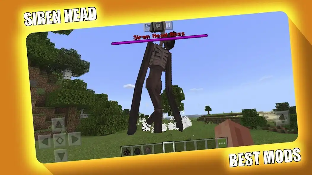 Play Siren Head Mod for Minecraft PE -MCPE as an online game Siren Head Mod for Minecraft PE -MCPE with UptoPlay