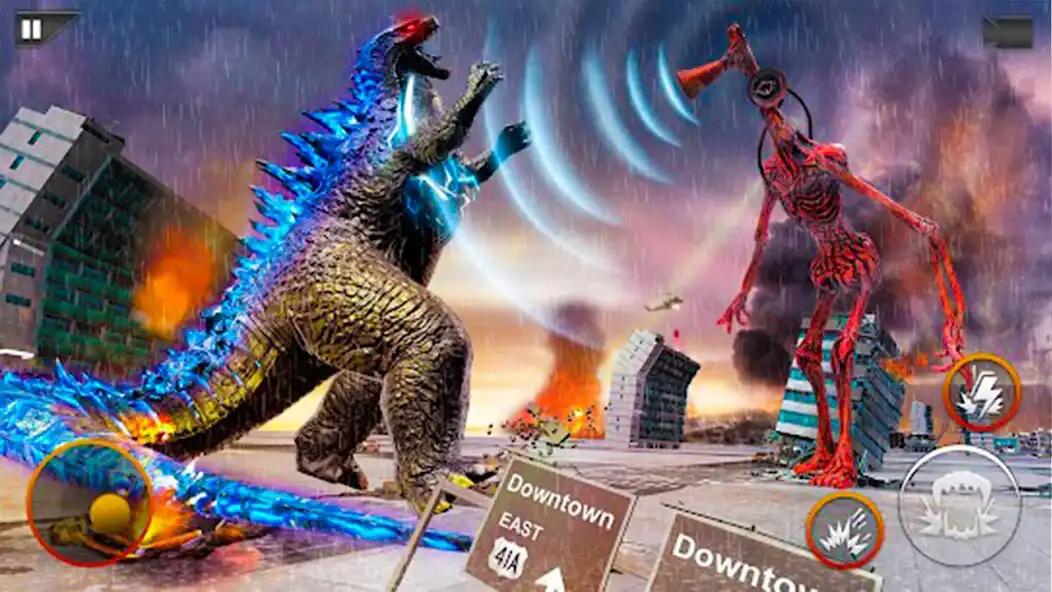 Play Siren Head vs Godzilla Game  and enjoy Siren Head vs Godzilla Game with UptoPlay