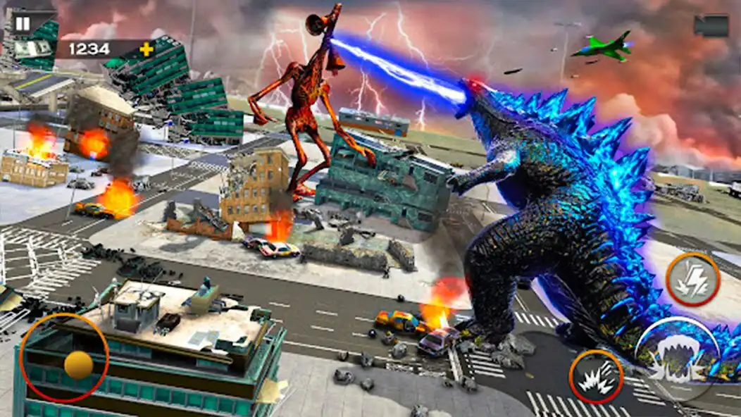 Play Siren Head vs Godzilla Game as an online game Siren Head vs Godzilla Game with UptoPlay
