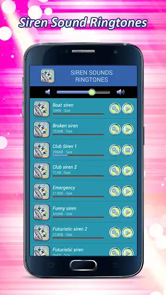 Play Siren Sounds Ringtones