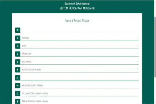 Play Sistem Pendataan Mustahik as an online game Sistem Pendataan Mustahik with UptoPlay