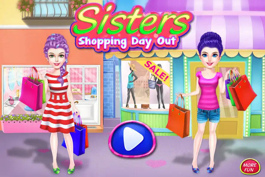 Play Sisters shopping day out  and enjoy Sisters shopping day out with UptoPlay