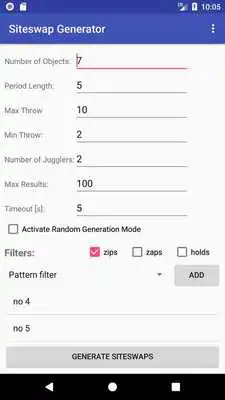 Play Siteswap Generator Play Siteswap Generator