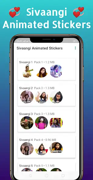 Play Sivaangi - Animated Stickers  and enjoy Sivaangi - Animated Stickers with UptoPlay
