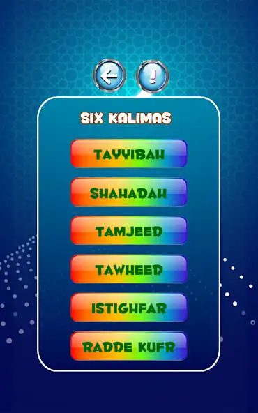 Play Six Kalimas with Audio  and enjoy Six Kalimas with Audio with UptoPlay