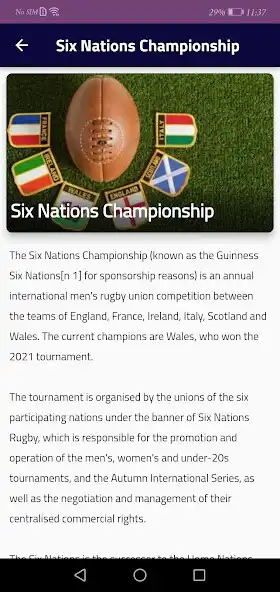 Play Six Nations as an online game Six Nations with UptoPlay