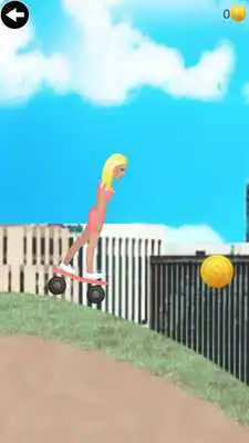 Play skateboard climbing woman game