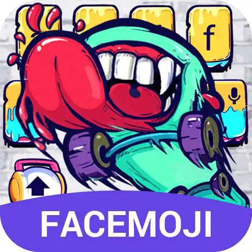 Free play online Skateboard Graffiti Keyboard Theme  APK
