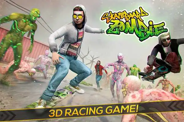 Play Skateboard Pro Zombie Run 3D