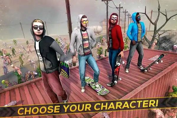 Play Skateboard Pro Zombie Run 3D