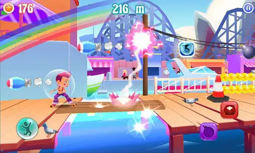 Play APK Skate Dash Run 2018  and enjoy Skate Dash Run 2018 with UptoPlay com.wqq.skatedashrun2018