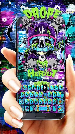 Play APK Skate Graffiti Keyboard Theme  and enjoy Skate Graffiti Keyboard Theme with UptoPlay keyboard.theme.skate.graffiti.monkey