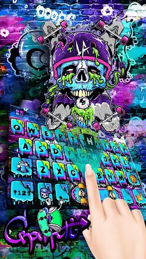 Play APK Skate Graffiti Keyboard Theme  and enjoy Skate Graffiti Keyboard Theme with UptoPlay keyboard.theme.skate.graffiti.monkey