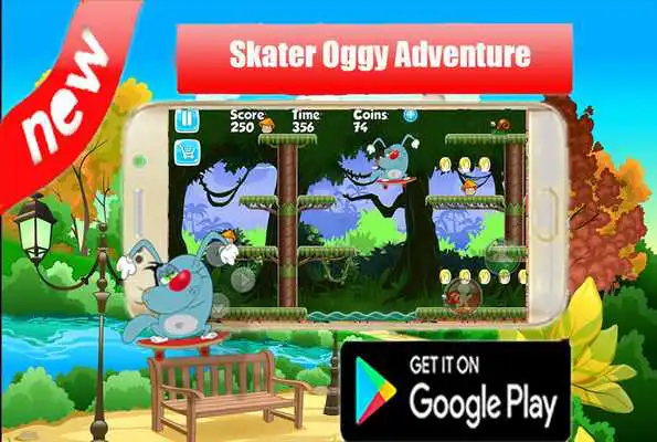 Play Skater Oggy Adventure Play Skater Oggy Adventure