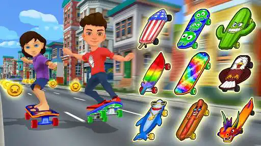 Play Skater Rush Endless Skateboard  and enjoy Skater Rush Endless Skateboard with UptoPlay