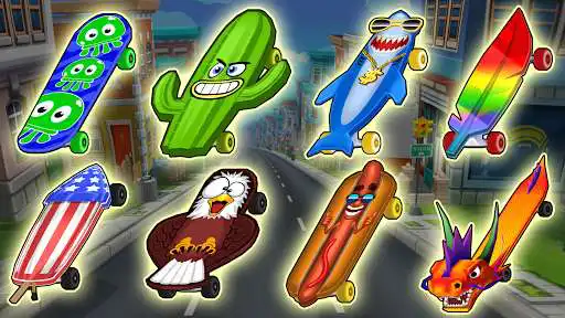 Play Skater Rush Endless Skateboard as an online game Skater Rush Endless Skateboard with UptoPlay