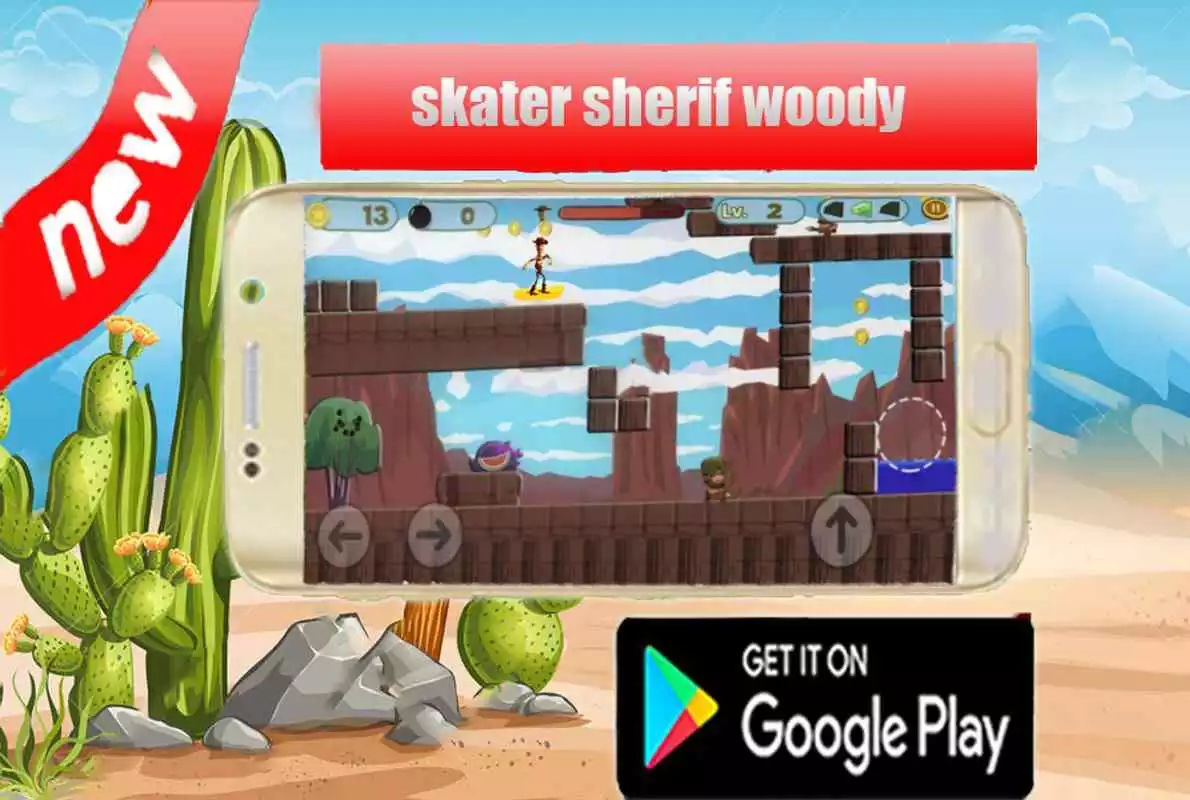 Play Skater Sherif Desert Woody